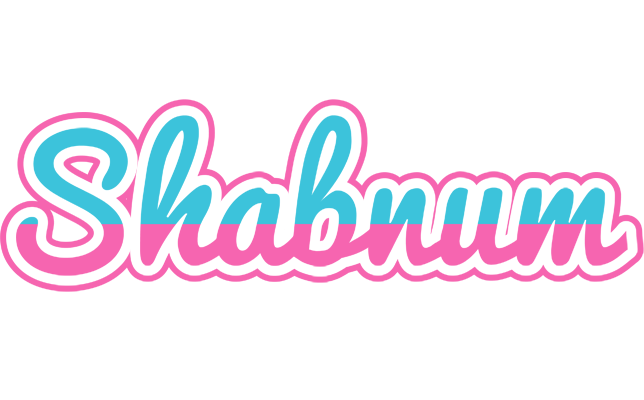 Shabnum woman logo