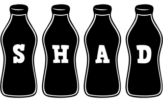 Shad bottle logo