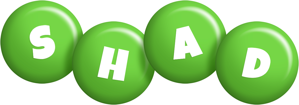 Shad candy-green logo