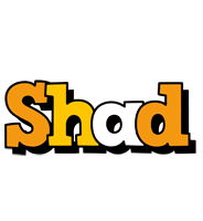Shad cartoon logo