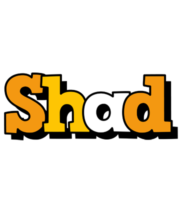Shad cartoon logo