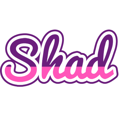 Shad cheerful logo