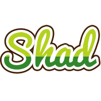 Shad golfing logo