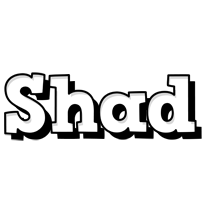 Shad snowing logo
