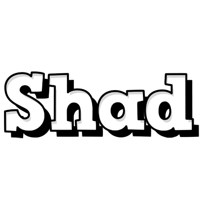 Shad snowing logo