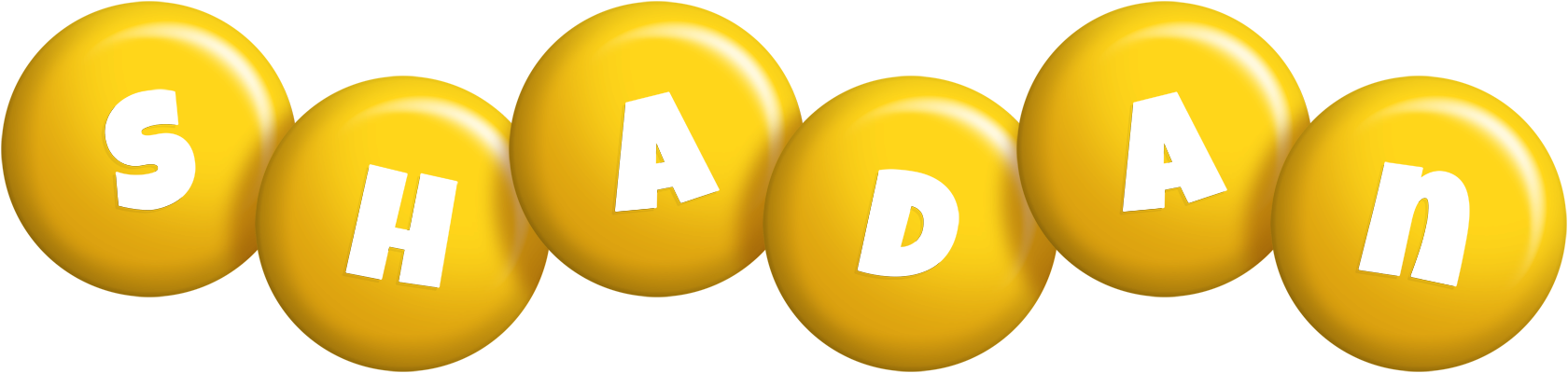 Shadan candy-yellow logo