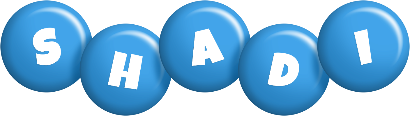 Shadi candy-blue logo