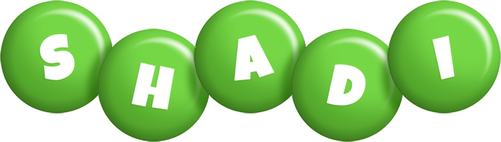 Shadi candy-green logo