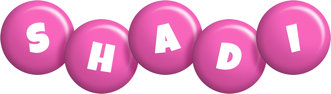 Shadi candy-pink logo