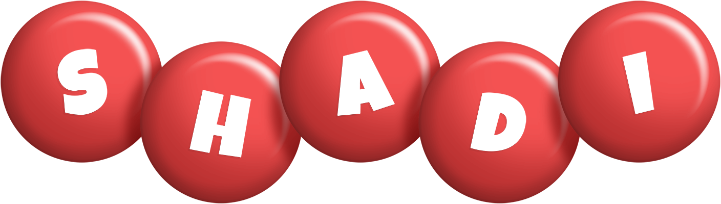 Shadi candy-red logo