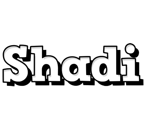 Shadi snowing logo