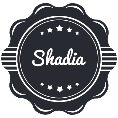 Shadia badge logo