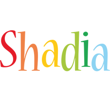 Shadia birthday logo