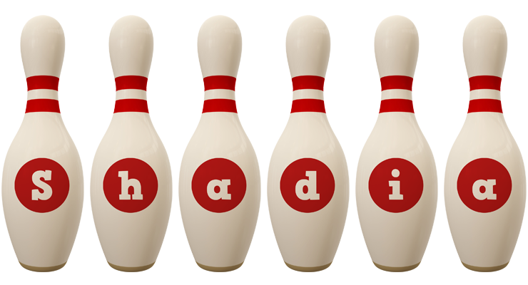 Shadia bowling-pin logo