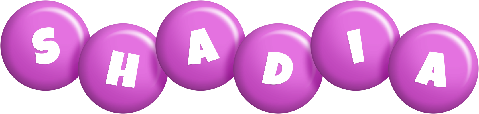 Shadia candy-purple logo