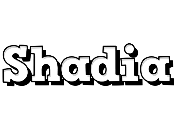 Shadia snowing logo