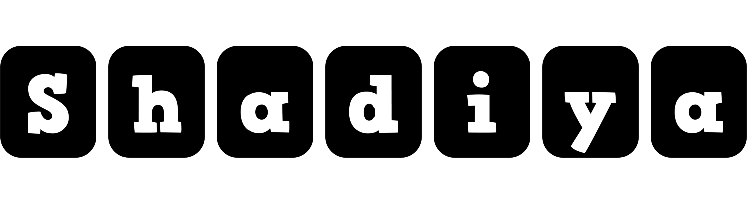Shadiya box logo