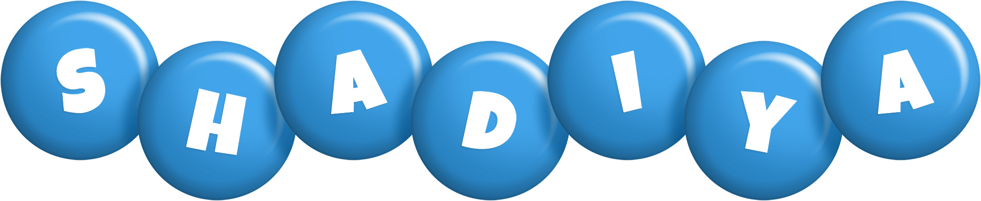 Shadiya candy-blue logo