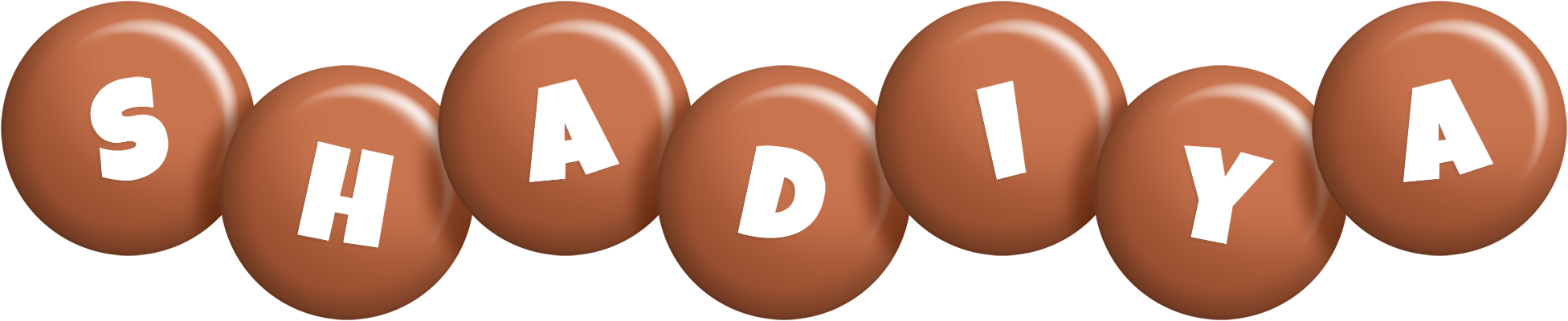 Shadiya candy-brown logo