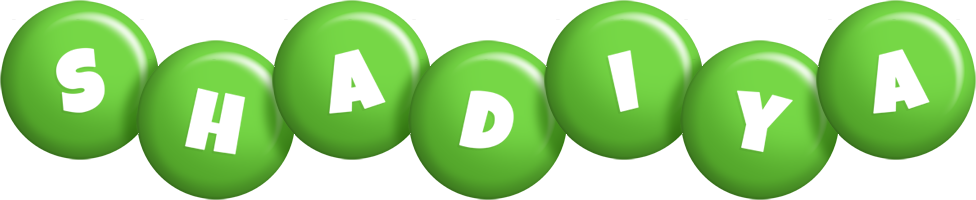 Shadiya candy-green logo