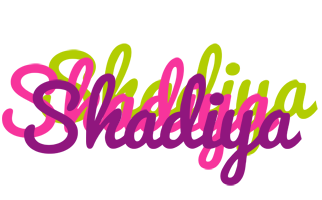 Shadiya flowers logo