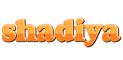 Shadiya orange logo