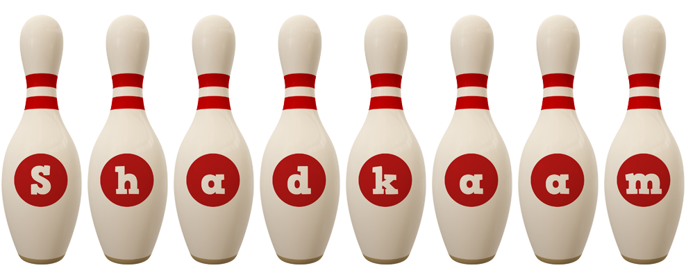 Shadkaam bowling-pin logo