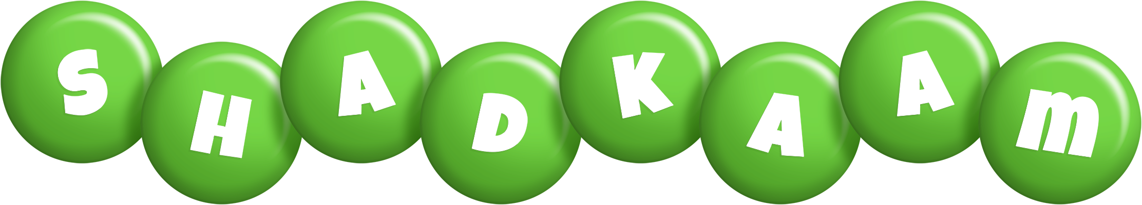 Shadkaam candy-green logo