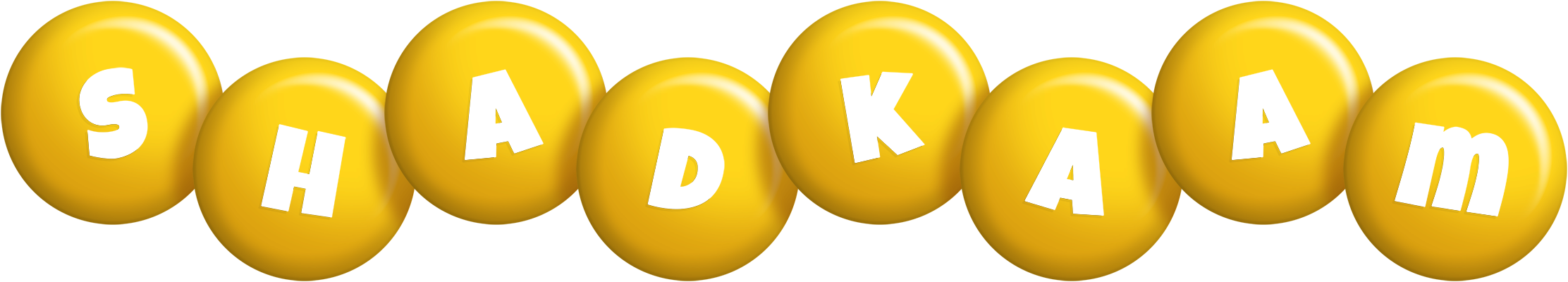 Shadkaam candy-yellow logo