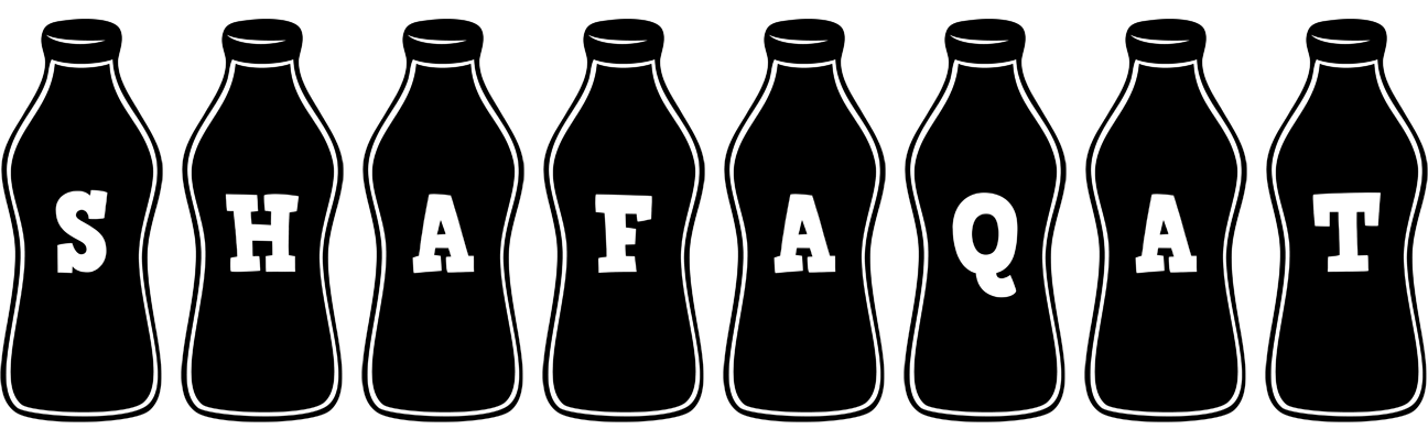 Shafaqat bottle logo
