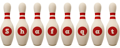 Shafaqat bowling-pin logo