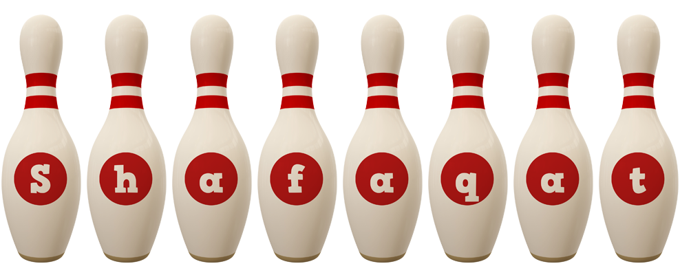 Shafaqat bowling-pin logo