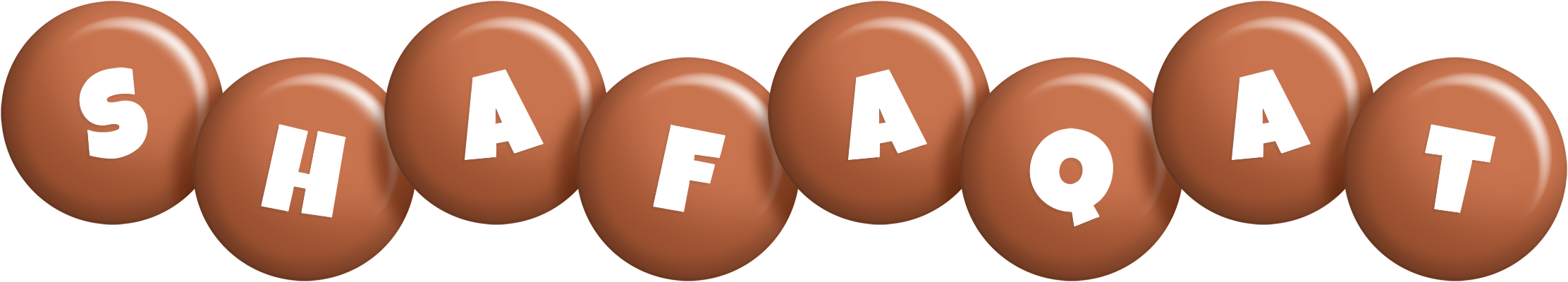 Shafaqat candy-brown logo