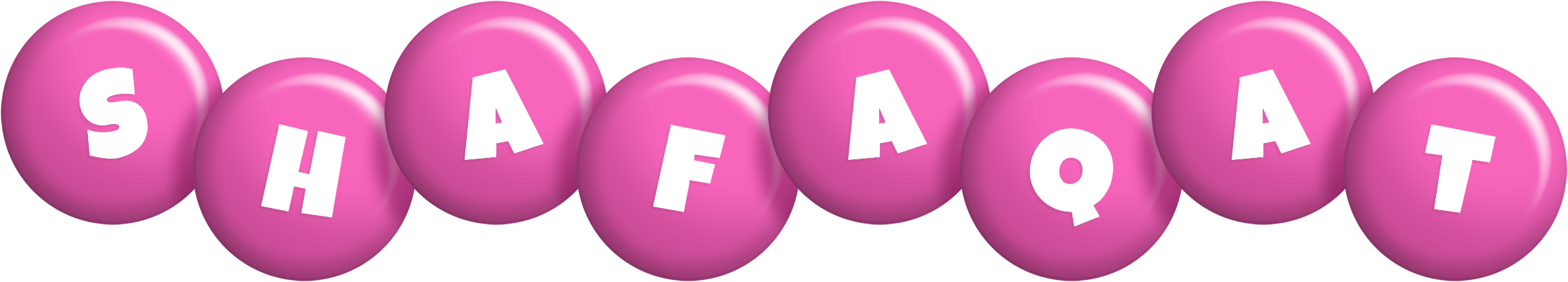 Shafaqat candy-pink logo