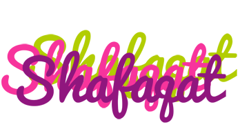 Shafaqat flowers logo