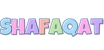 Shafaqat pastel logo