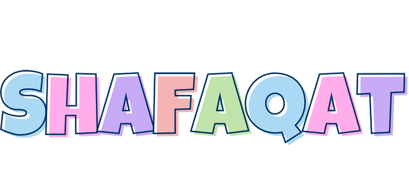Shafaqat pastel logo