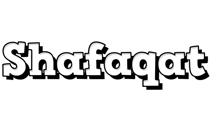 Shafaqat snowing logo