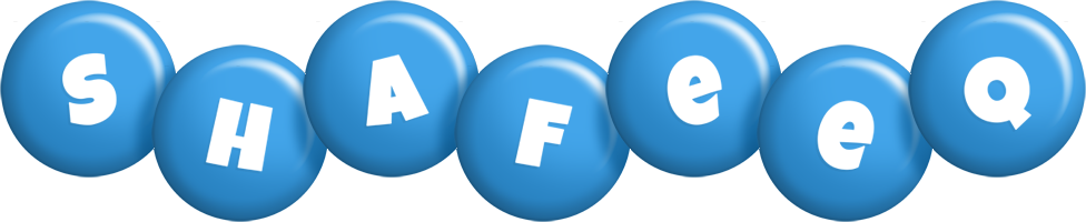Shafeeq candy-blue logo