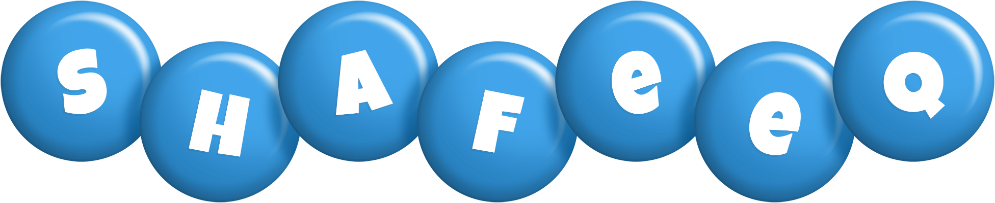 Shafeeq candy-blue logo