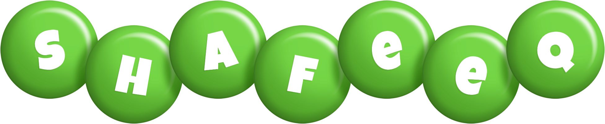 Shafeeq candy-green logo