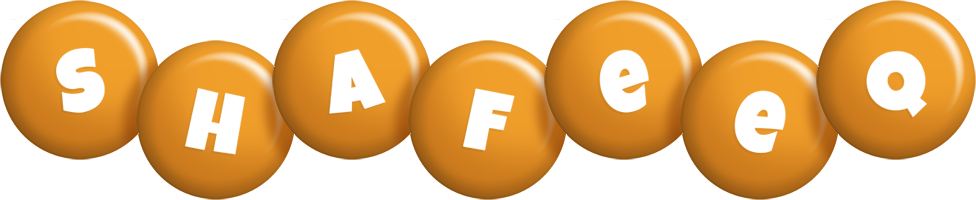 Shafeeq candy-orange logo