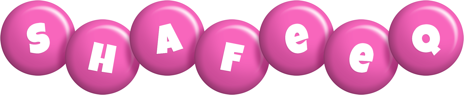Shafeeq candy-pink logo