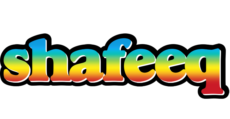 Shafeeq color logo