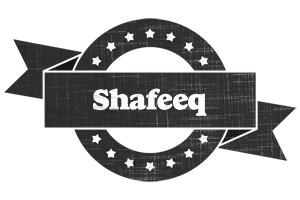 Shafeeq grunge logo