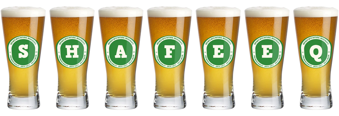 Shafeeq lager logo