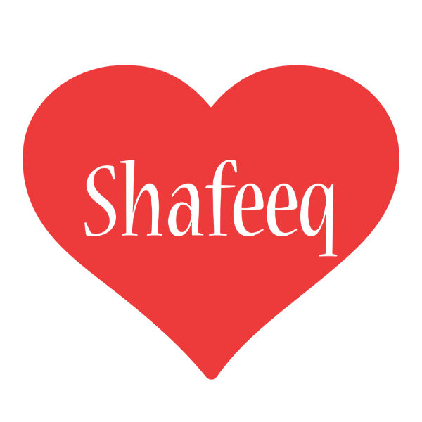 Shafeeq love logo