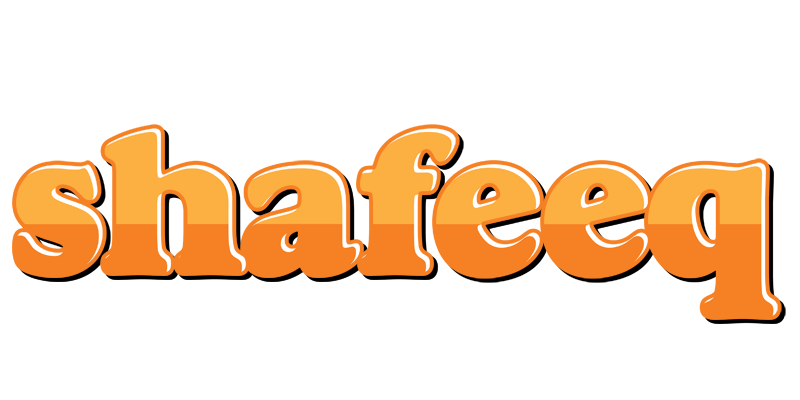 Shafeeq orange logo