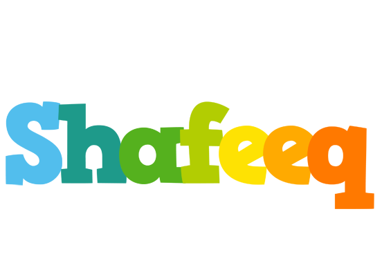 Shafeeq rainbows logo