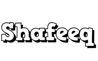 Shafeeq snowing logo